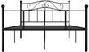 Bettgestell Schwarz Metall 160×200 cm [284527] Bild 3