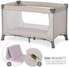 Hauck Baby-Reisebett Dream'n Play - Beige 120x60, Kinderreisebett mit Matratze (6 cm Höhe), Moskitonetz & Tasche faltbar Bild 2