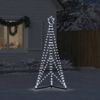 vidaXL LED Weihnachtsbaum 363 LEDs Kaltweiß 182 cm 3307644 Bild 3