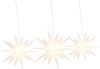 vidaXL LED-Weihnachtssterne 3 Stk. Faltbar Weiß 356197 Bild 2