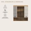welltime Hängeschrank SIENA, Breite 74cm, 2 Türen, 1 offenes Fächer, MDF-Front (TOPSELLER) in verschiedenen Farben erhältlich, Badmöbel, Badschrank, Schrank, Bad Bild 4