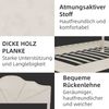 Flieks Doppelbett 140x200cm, Polsterbett mit Kopfteil & Bettkasten, Einzigartiges Nietendesign, Beige Bild 5
