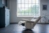 KAWOLA Sessel NAMA Relaxsessel drehbar Leder grau 111 x 86 x 78 cm Bild 4