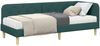 vidaXL Eckbettgestell Dunkelgrün 80 x 200 cm Stoff 3394105 Bild 3