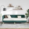vidaXL Eckbettgestell Dunkelgrün 80 x 200 cm Stoff 3394105 Bild 4