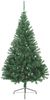 vidaXL Künstlicher Halb-Weihnachtsbaum mit Ständer Grün 240 cm PVC 328416 Bild 3