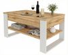 TREND WERK Couchtisch Lift-Couchtisch höhenverstellbar Sofatisch 92×54 cm mit Stauraum, verstecktem Fach Wohnzimmertisch Holz modern Bild 3