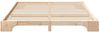 vidaXL Bettrahmen Braun 200 x 210 cm Massives Kiefernholz 872908 Bild 4