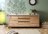 Sideboard Wildeiche 190x45x85 bianco geölt VILLANDERS #251 Bild 3