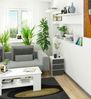Home Collective Kommode 40 cm breit Holz Highboard Sideboard für Flur Schlafzimmer Wohnzimmer (Mehrzweckschrank Schrank schmal Kommode Schlafzimmer mit Schubladen), Kinderzimmer Organizer, 57 cm hoch mit 3 Schubladen weiß-grau Bild 3