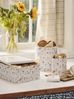 Ib Laursen - Vorratsdose Dose mit Deckel Blumenmuster 20x11x27cm Metall 32992-00 Bild 3
