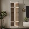 ALLHOUSE24 Vitrine NOVELIA Hängeschrank mit LED-Beleuchtung (1x Vitrine) Breite 60 cm Bild 2