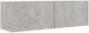 vidaXL 2-tlg. TV-Schrank-Set Betongrau Spanplatte [3079122] Bild 4