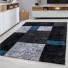 Kurzflor Teppich Hara Läufer - 80x150 cm - Türkis Bild 2
