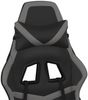 vidaXL Gaming-Stuhl Schwarz und Grau Kunstleder 3143669 Bild 4