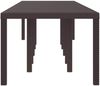 vidaXL Gartentisch Braun 350 x 100 x 74 cm Poly-Rattan 3378525 Bild 3