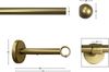 GARESA Gardinenstange BOLTI, Ø 16 mm, 1-läufig, Wunschmaßlänge, mit Bohren, verschraubt, Metall, Vorhanggarnitur, verlängerbar, Wandmontage, ohne Ringe Bild 3