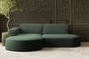Kaiser Möbel Ecksofa Designer MODENA STUDIO L stoff Poso, Neve, Quelle Bild 5