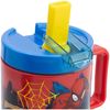Spiderman Becher Mikrowellengeeigneter Kunststoffbecher 530 ml mit Schraubdeckel – Motivbecher für Kinder Bild 3