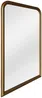 Vente-unique - HELOISE Spiegel Holz, Platte Gold - B 3,5 cm x H 190 cm x L 120 cm Bild 3