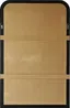 Vente-unique - HELOISE Spiegel Holz, Platte Gold - B 3,5 cm x H 190 cm x L 120 cm Bild 4