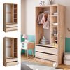 Kinderkleiderschrank Elmo Sonoma 100 x 200 cm mit 2 Schubladen Vicco Bild 2