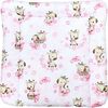TupTam Baby Wickeltischauflage mit Baumwollbezug Gemustert, Farbe: Giraffe/Rosa, Größe: 70x60 cm Bild 4