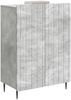 vidaXL Sideboard Betongrau 66 x 34,5 x 92 cm Holzwerkstoff 894358 Bild 2