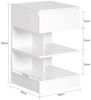 SoBuy FBT49-W Nachttisch, Spanplatte, Melamin, Weiß, 39 x 65 x 39 cm Bild 3