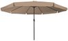 vidaXL Garten-Sonnenschirm Taupe 394 x 394 x 248 cm 42003639 Bild 3