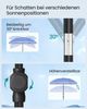 SONGMICS Sonnenschirm, Strandschirm, Sonnenschutz UPF 50+, Ablagefläche, ∅160 cm Bild 5