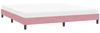 vidaXL Bettgestell ohne Matratze Rosa 200x210 cm Samt 4101378 Bild 4