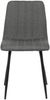Stuhl LENZ Stoff - 88x45x53cm, dunkelgrau, Metall Gestell Stühle Esszimmerstühle Stuhl Esszimmer Esstisch Stühle Küchenstuhl Bild 2