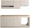 Vente-unique - CARMEO Küchenmöbel Holz, Platte BeigeBeige - B 60 cm x H 82 cm x L 200 cm Bild 2