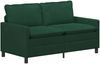 vidaXL Sofa Set 2 pcs Dunkelgrün Samt 3417147 Bild 4