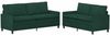 vidaXL Sofa Set 2 pcs Dunkelgrün Samt 3417147 Bild 2