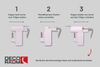 Deco-Raum® Fensterhaken Dekohaken Fensterclip für Fensterdekoration Weiß - Fensterdicke: 10-27mm UNIVERSAL | Set: 4 Stück | Material: Kunststoff/Metall | Farbe: Weiß Bild 4