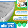 KESSER® - Trampolin Randabdeckung Ø 244 , 305 , 366 , 426 cm , 30cm breit 100% UV-beständig reißfest Federabdeckung , Grün , Blau Hellgrau, 426 cm Bild 3