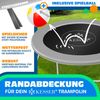 KESSER® - Trampolin Randabdeckung Ø 244 , 305 , 366 , 426 cm , 30cm breit 100% UV-beständig reißfest Federabdeckung , Grün , Blau Hellgrau, 426 cm Bild 2