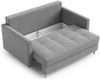 AX LIVING Spaxton 2 Sitzer Sofa Klein 155 cm Türkis mit Schlaffunktion Bild 2