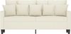 vidaXL 2-Sitzer-Sofa Creme 140 cm Samt 359311 Bild 3