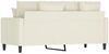 vidaXL 2-Sitzer-Sofa Creme 140 cm Samt 359311 Bild 5
