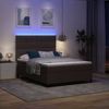 vidaXL Boxspringbett mit Kopfteil Dunkelbraun 140 x 190 cm Stoff 3342868 Bild 5