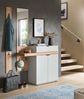 Garderobe Set 3-tlg. Janko in grau und Eiche 140 cm Bild 5
