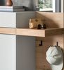 Garderobe Set 3-tlg. Janko in grau und Eiche 140 cm Bild 3