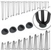 Tischbeinschoner Bodenschutz 4er Set Hairpin 12mm Schwarz Schutzkappe Bild 5