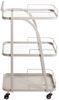 Servierwagen >55189< mit 3 Ablagen,Glas und Kaschmirgrau - 35x79x45 (BxHxT) Bild 4