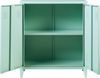 Metallschrank Oripää 90x80x33 cm Pastellgrün [en. casa] Bild 5