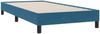 vidaXL Bettgestell ohne Matratze Dunkelblau 80x210 cm Samt 4101335 Bild 2