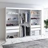 A&J MöbelLand GmbH Schiebetürenschrank VILUNO mit 4 Schubladen und Spiegel (nur für kurze Zeit! TOP ANGEBOT! Geräumiger Schrank mit einer Breite von 200 cm und Spiegel, ideal zur Aufbewahrung von Kleidung und Accessoires. 4 Schubladen und viel Stauraum... Bild 3